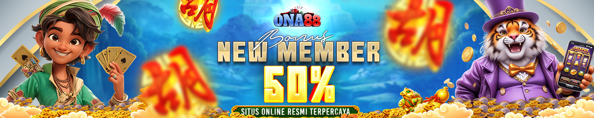 ONA88 - Bonus New Member 50% 